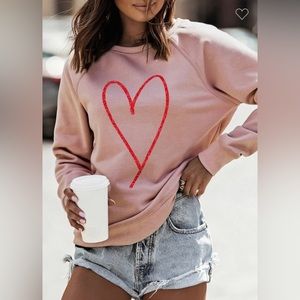 Heart Crewneck Sweatshirt